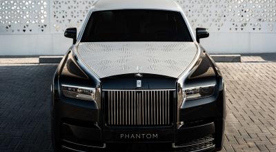Rolls-Royce Phantom Arabesque Revealed as One-Off With Laser-Engraved Hood - Photo