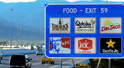 How Highway Blue Logo Signs Work and What It Costs to Get Your Business Listed - Photo