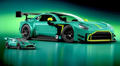 Mattel Brick Shop Reveals 1:16 Aston Martin Vantage GT3 Set - Photo