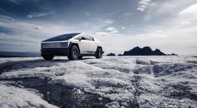 Tesla Cybertruck Camera Warning in Snowstorm Sparks Debate Over FSD and Winter Driving - Photo