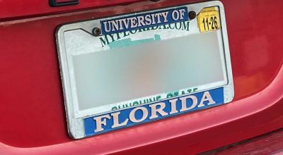 Florida’s License Plate Frame Law Faces Lawsuit After Rental Car Arrest Over “Sunshine State” Text - Photo