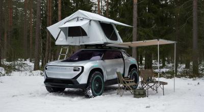 Ford Designer Reimagined the Suzuki Jimny as a Futuristic EV Adventure Rig - Photo