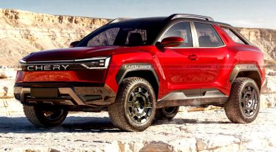 Patent Images Reveal Chery's New Ford Maverick Rival - Photo