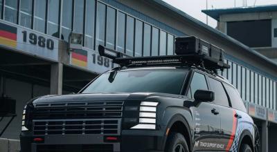 Hyundai Turned Its Family SUV Into the Ultimate Race Weekend Workhorse - Photo