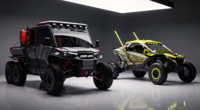 Can-Am Defender Prerunner Is A Six-Wheeled Beast For The Desert - Photo