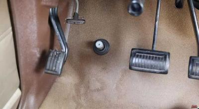 There’s a Little Metal Button Beside the Pedals. It Used to Control the Headlights - Photo