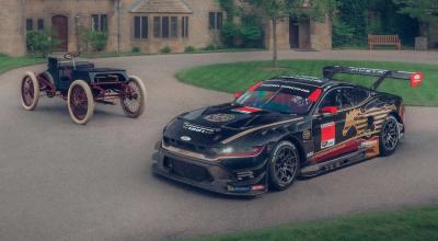 Ford Put 1901 Racing Colors on the Mustang GT3 — And the Story Goes Back Before Ford Existed - Photo