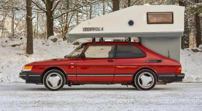 Remove the Hatch, Add a Bedroom: The Camper That Turned a Saab Into a Motorhome - Photo