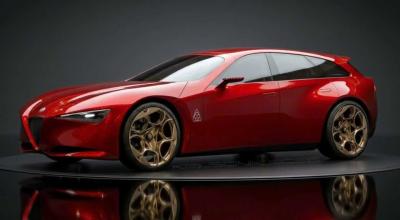 This Alfa Romeo Cuorerosso Shooting Brake Render Looks Better Than the Original - Photo