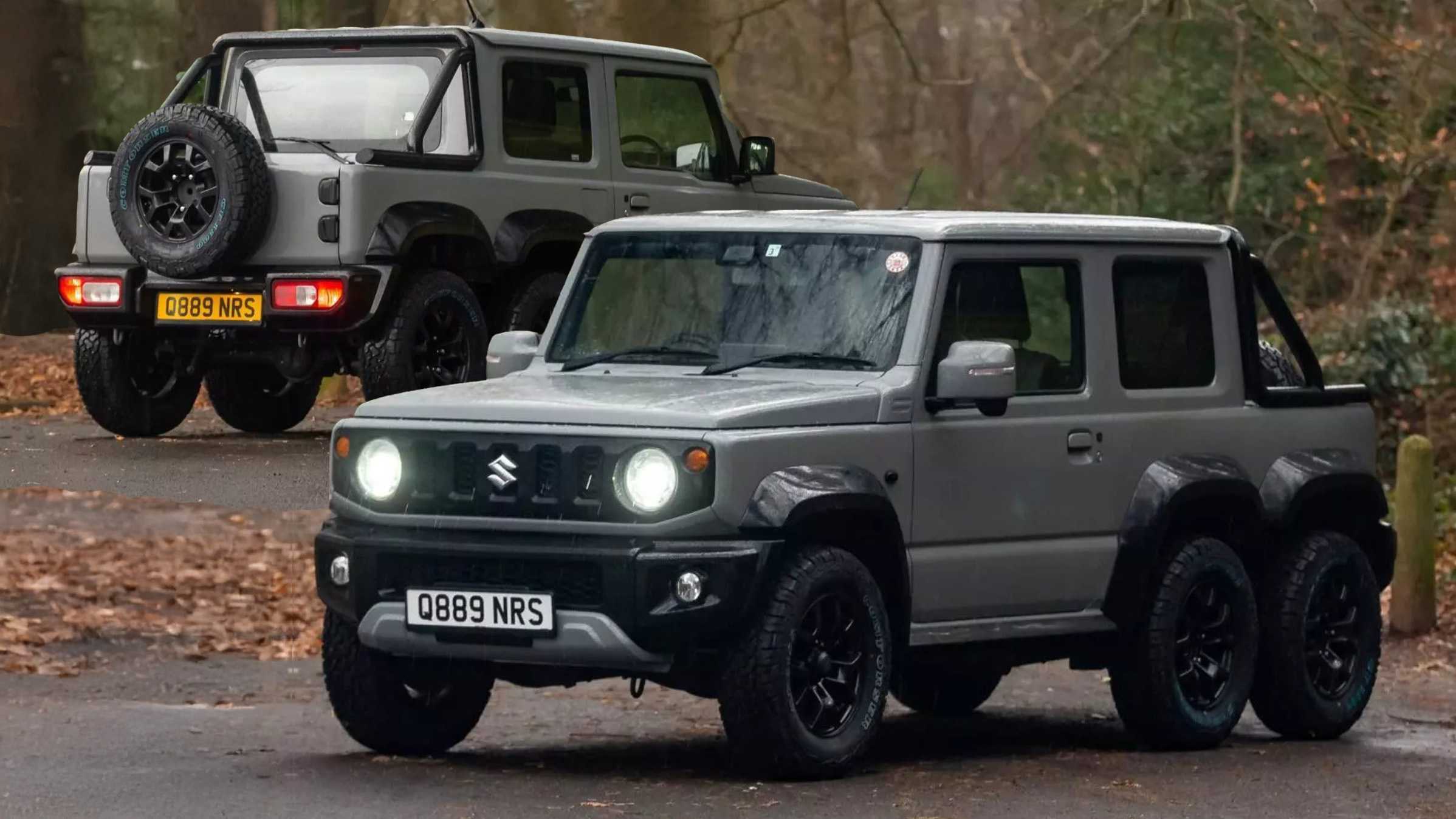 Six Wheels, One Crazy Ride: The Ultimate Custom Suzuki Jimny